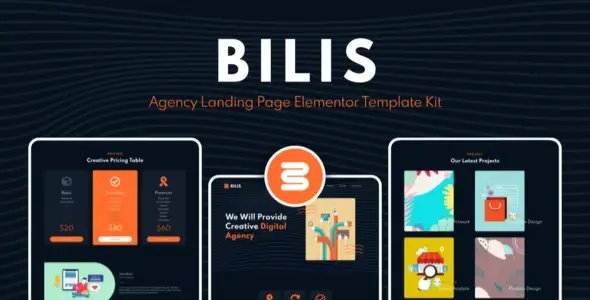 Bilis – Agency Landing Page Elementor Block Kit