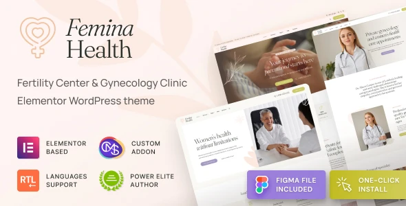 Femina Health – Women’s Health & Fertility Clinic Medical WordPress Theme