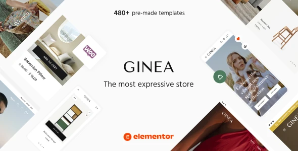 Ginea – Furniture & Fashion WordPress & WooCommerce Theme