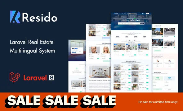 Resido – Laravel Real Estate Multilingual System