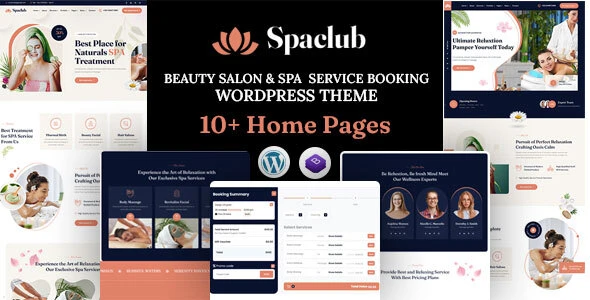 Spaclub – Beauty Salon & Spa Service Booking WordPress Theme