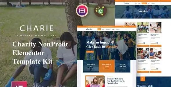 Charie – Charity NonProfit Elementor Template Kit