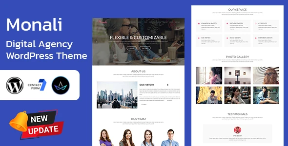 Monali – Business Agency WordPress Theme