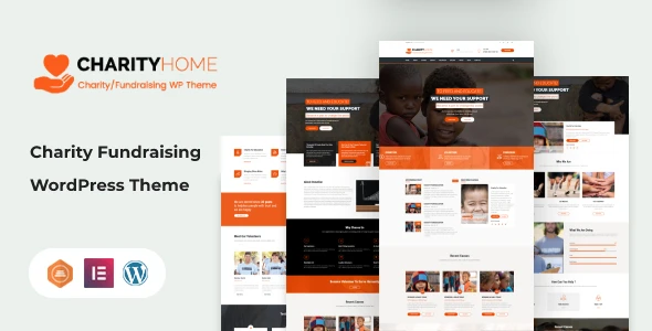 Charity Home – Fundraising WordPress Theme