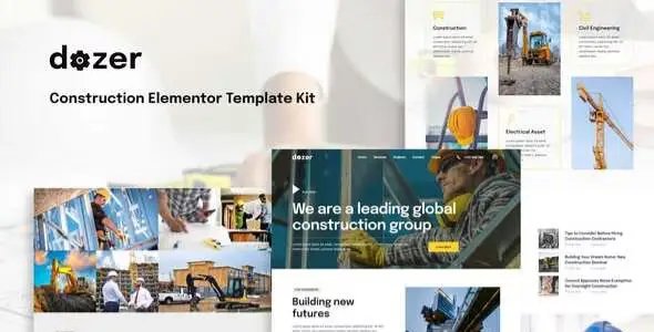 Dozer – Construction Elementor Template Kit