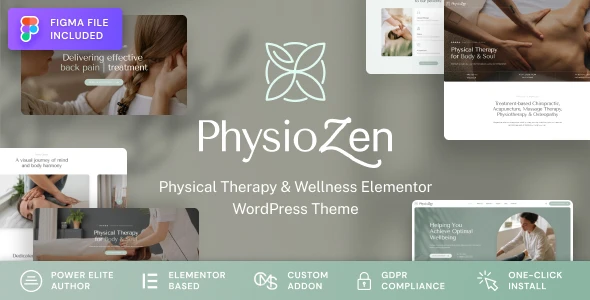 PhysioZen – Chiropractor & Physiotherapy Wellness WordPress Theme