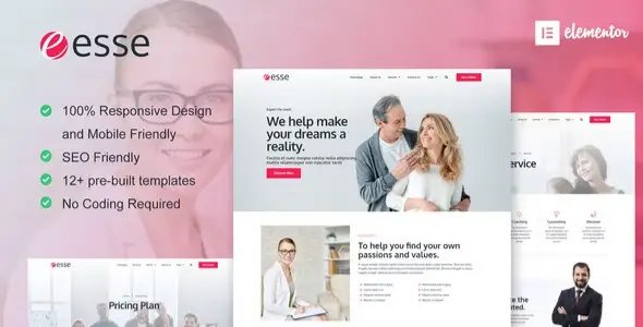 Esse – Life Coach & Consulting Elementor Template Kit